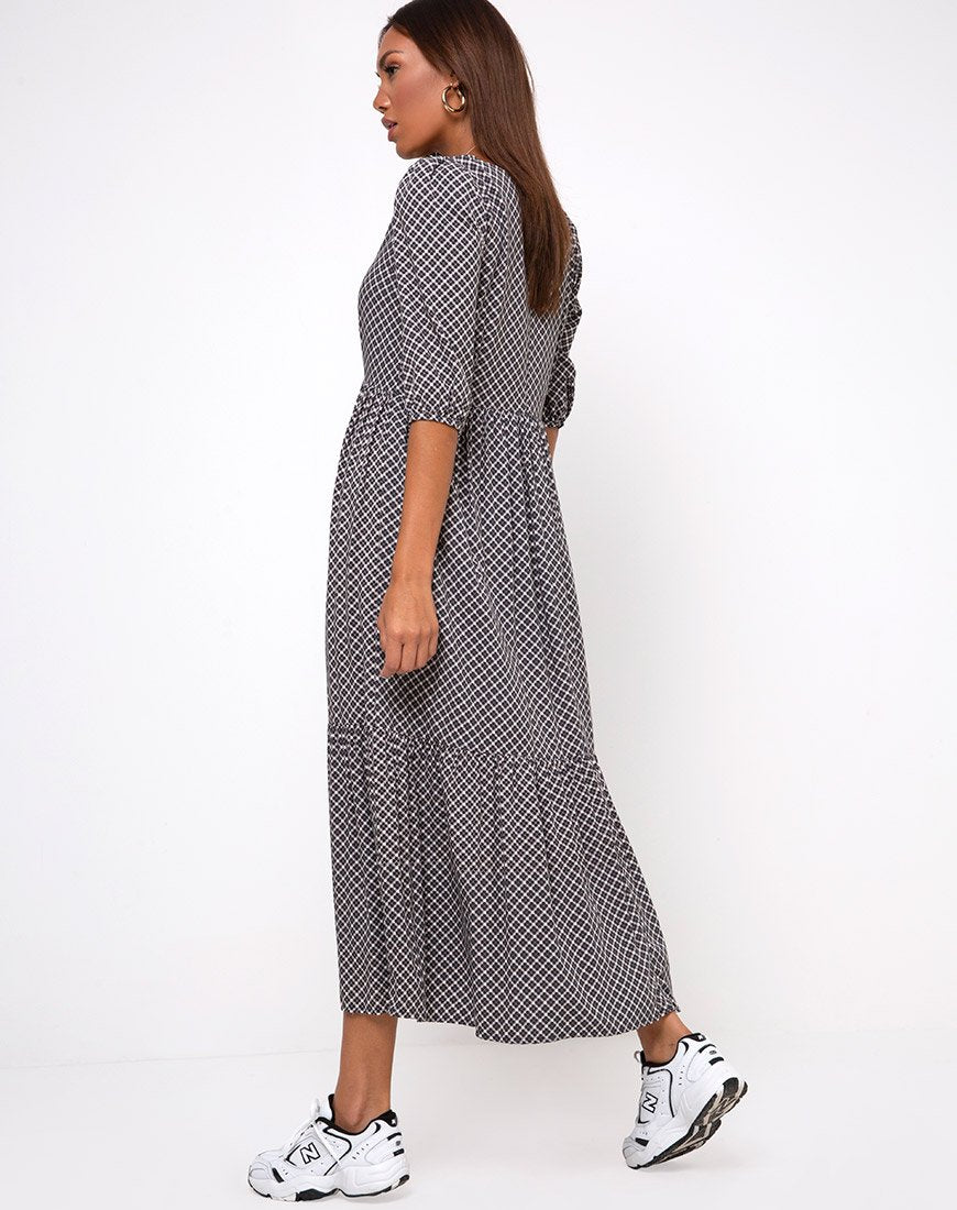 Immagine di Ellery Maxi Vestito in Check it Out Nero