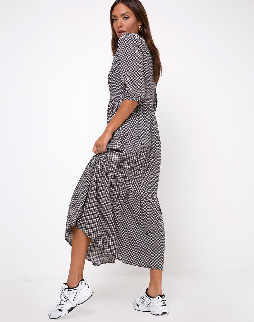 Immagine di Ellery Maxi Vestito in Check it Out Nero