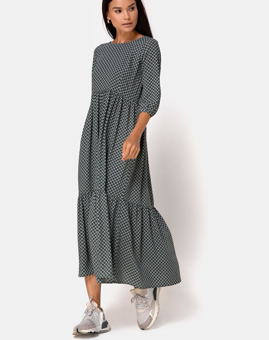Immagine di Ellery Maxi Abito in Check it Out Verde