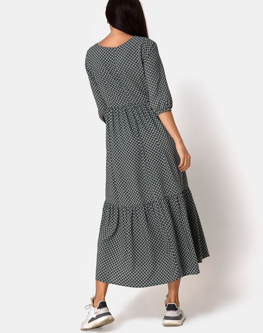 Maxi abito Ellery in verde Check it Out