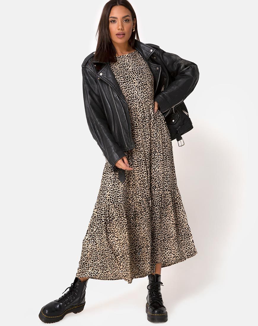 Immagine di Ellery Dress in Rar Leopard Brown