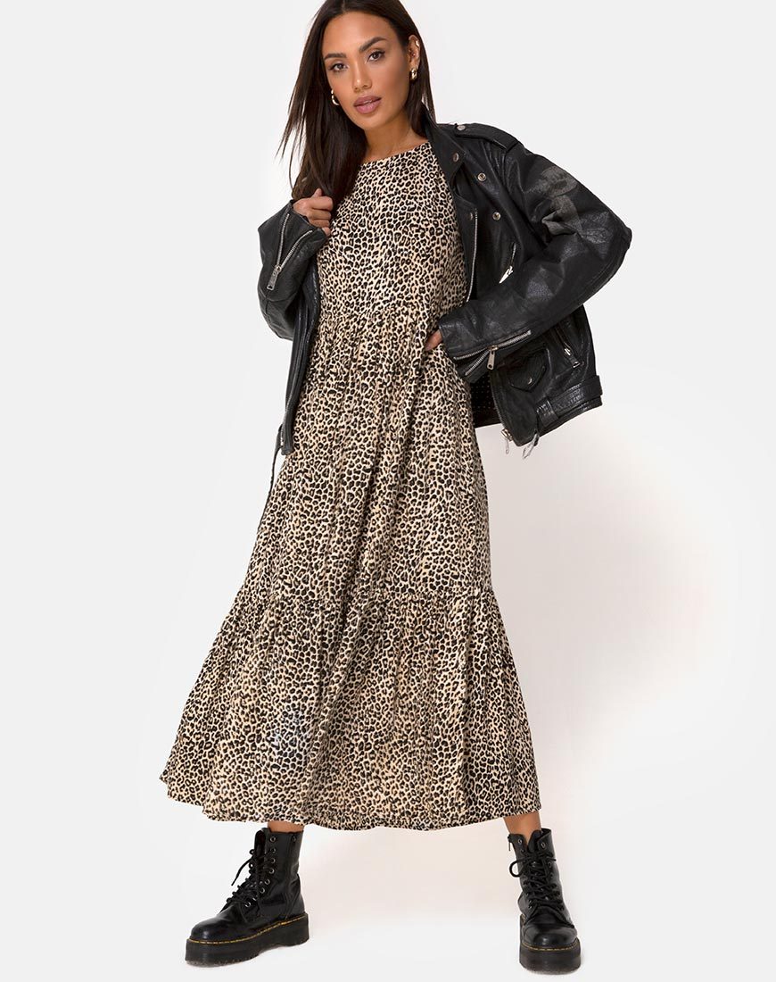 Immagine di Ellery Dress in Rar Leopard Brown
