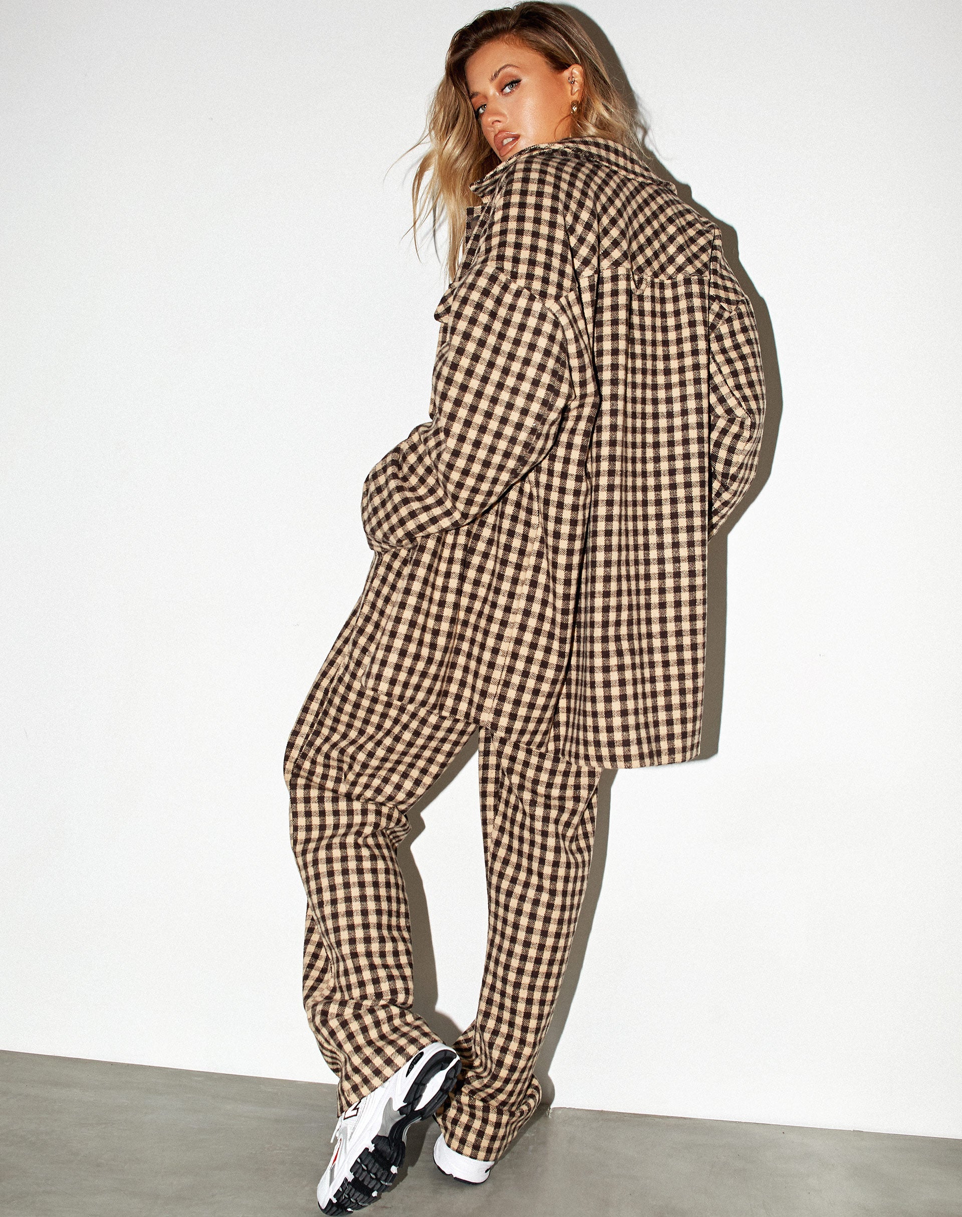 Immagine di Marcella Shirt in Tan Black Gingham