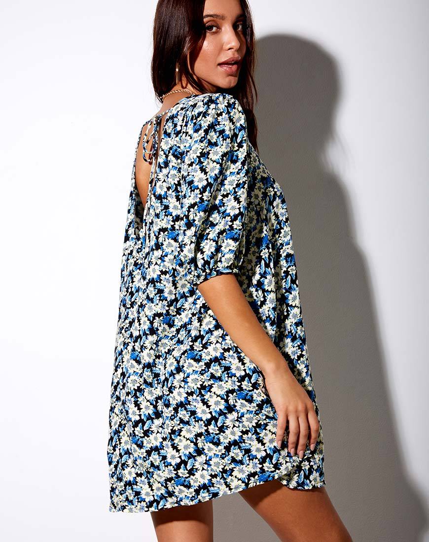 Immagine di Elna Babydoll Dress in Aster Blue