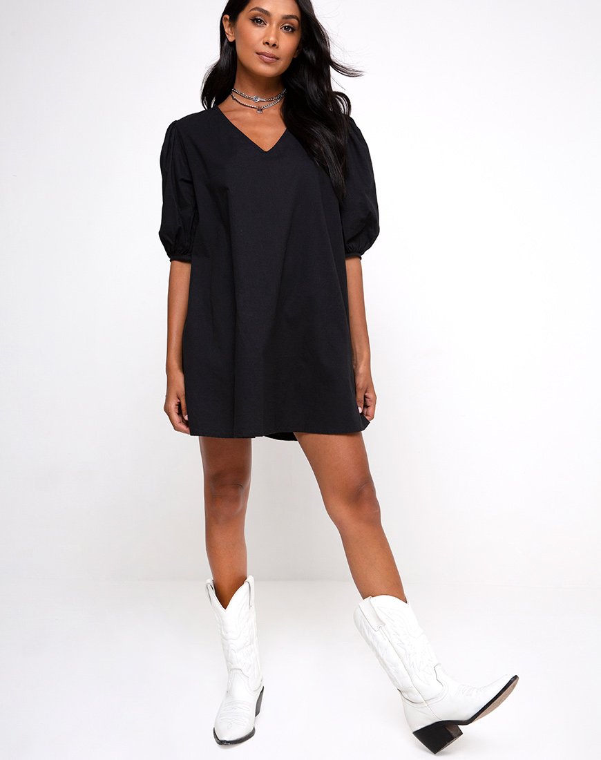 Immagine di Elna Babydoll Dress in Nero