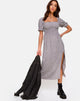 Immagine di Eloya Midi Dress in Leopard Daze Grigio
