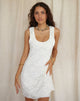 immagine di Eltami Mini Dress in pizzo avorio