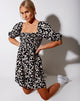 Immagine di Eltra Babydoll Dress in Mini Daisy Nero