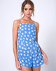 Immagine di Elusi Playsuit in Daisy Stamp Blue Sky
