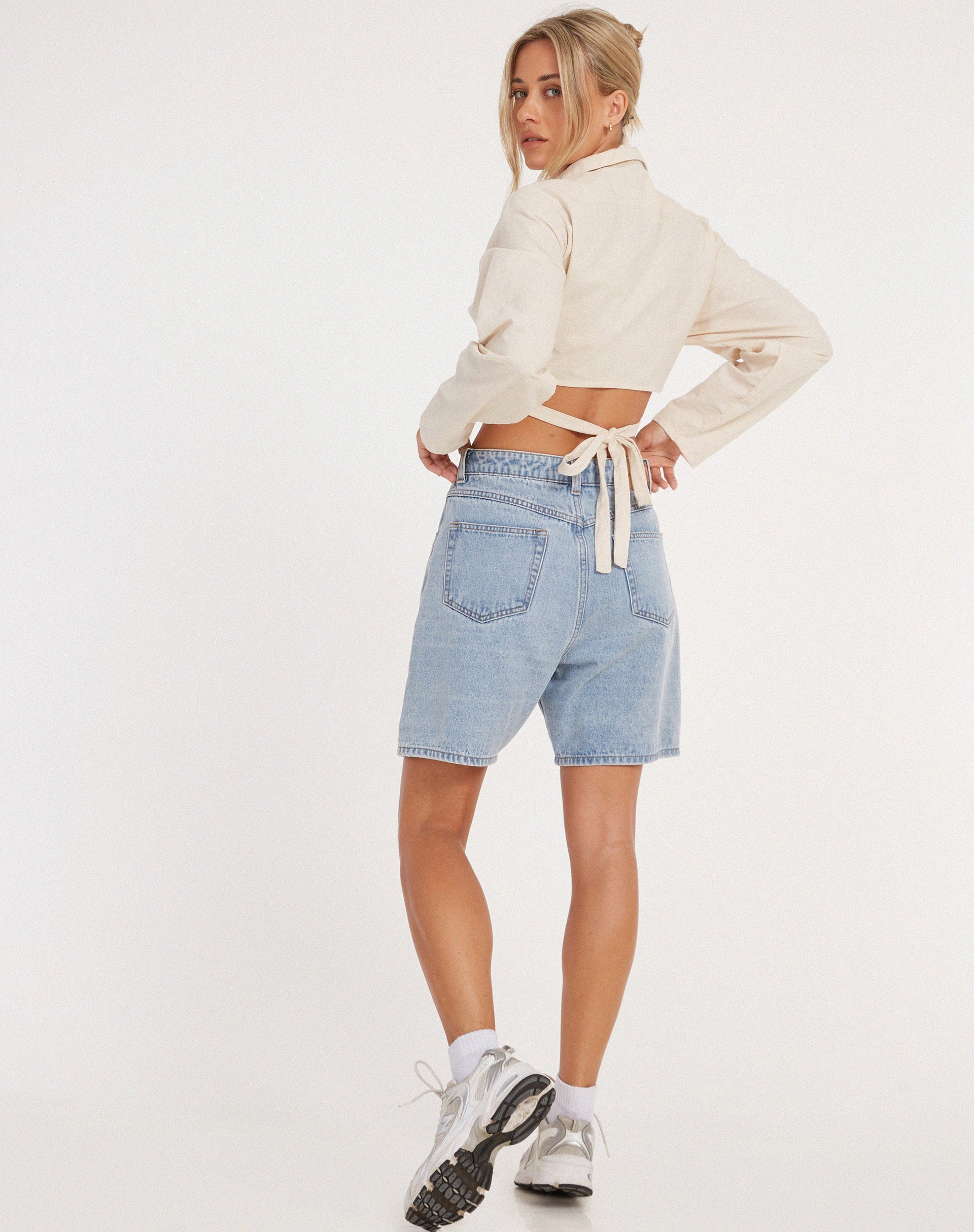 immagine di Elyse Crop Top in ecrù