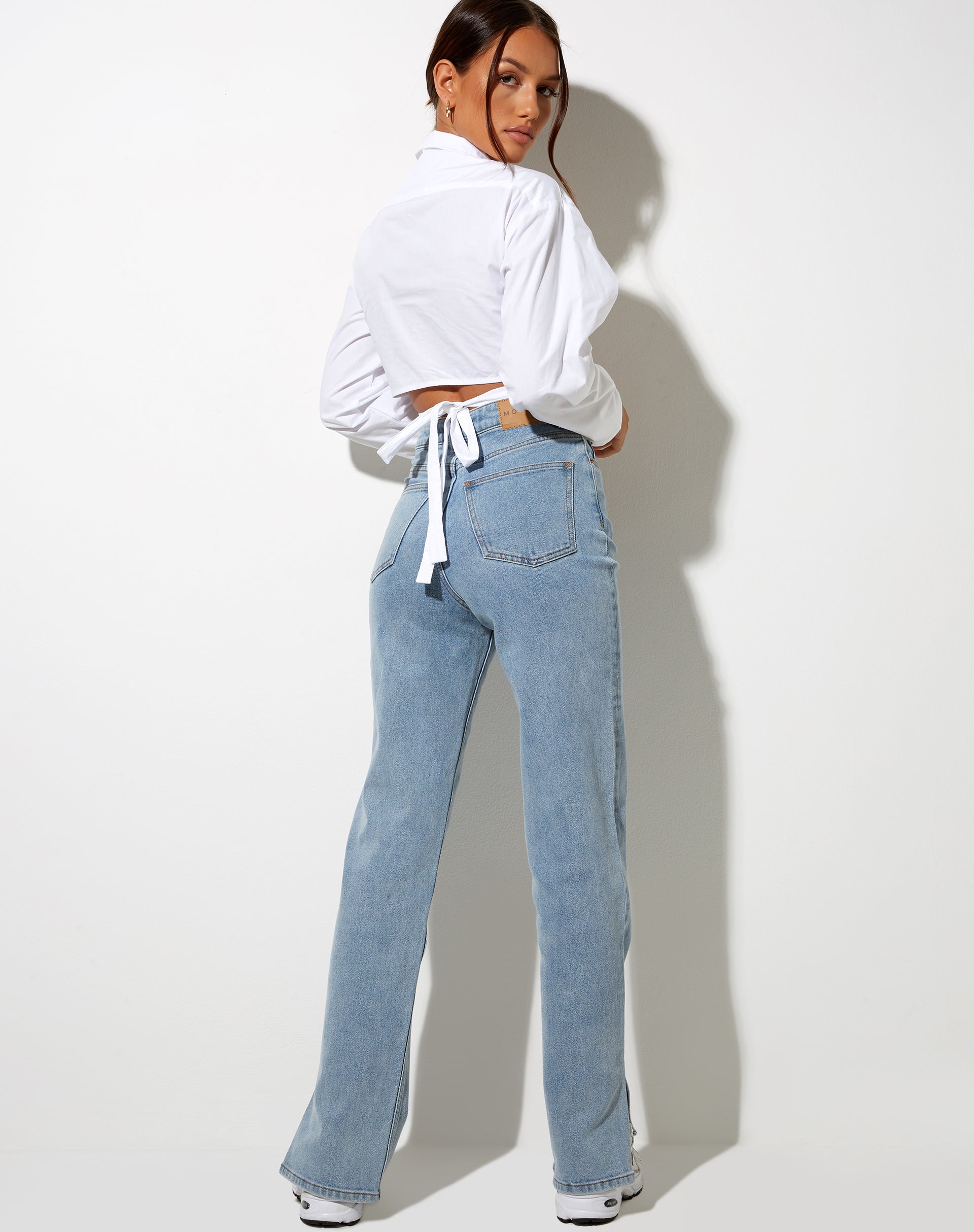 Immagine di Elyse Crop Top in bianco