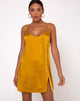 Immagine di Emilia Slip Dress in satin Turmeric