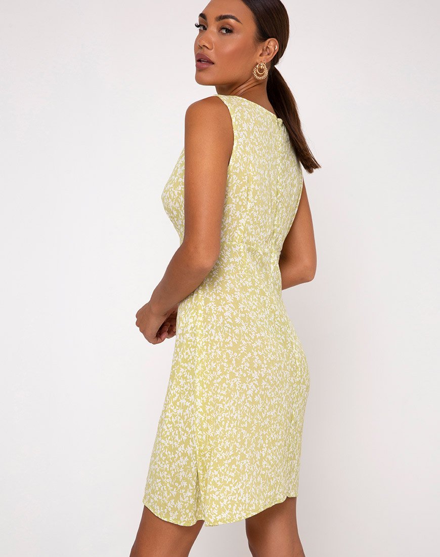 Immagine di Enslee Slip Dress in Schiuma di Menta Botanica Rugosa