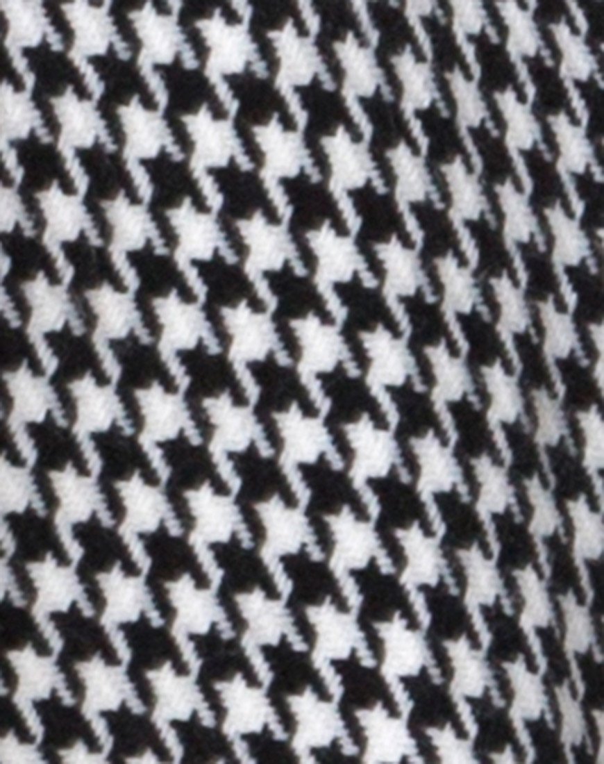 Immagine di Ernest Cappotto in pied de poule check bianco e nero
