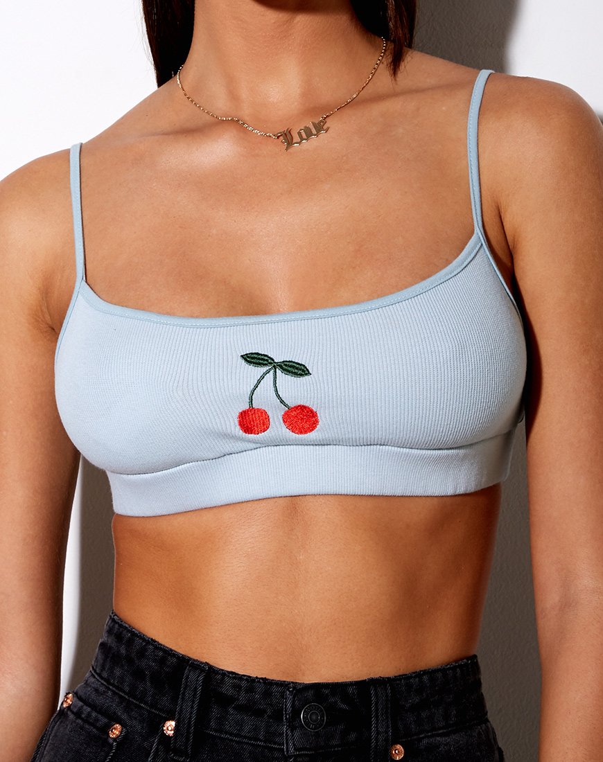 Immagine di Esme Bralet in Baby Blue Cherry Embro