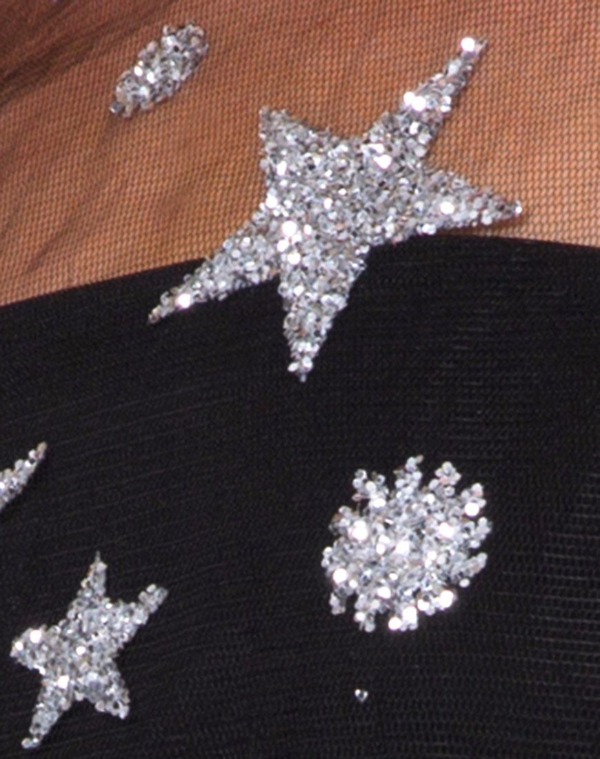 Immagine di Ether Top in rete glitterata Star Child