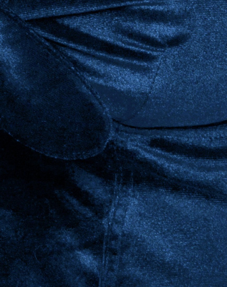 Immagine di Ettya Top in velluto navy