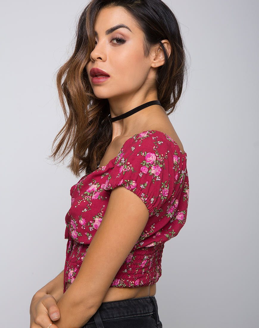 Immagine di Evane Crop Top in Soheila Floral