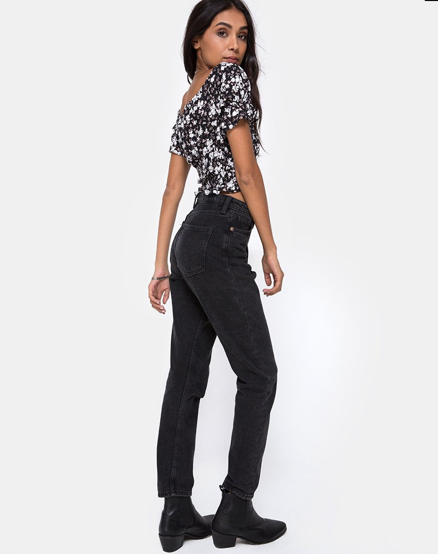 Immagine di Evony Top in Dark Wild Flower