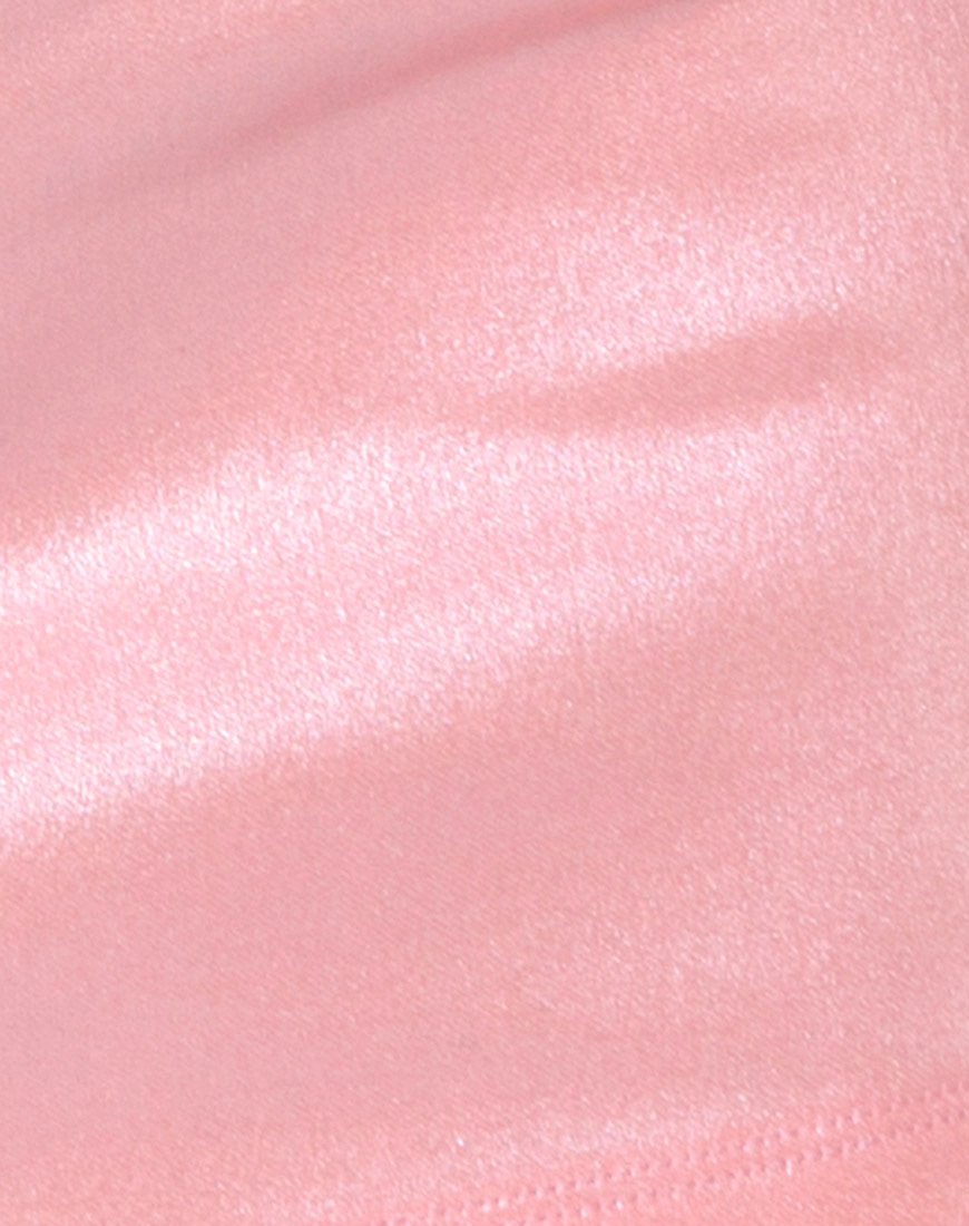 Immagine di Ewi Minigonna in rosa baby metallizzato e scintillante