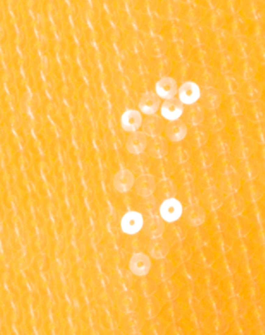 Immagine di Ewi Gonna in mandarino con paillettes trasparenti