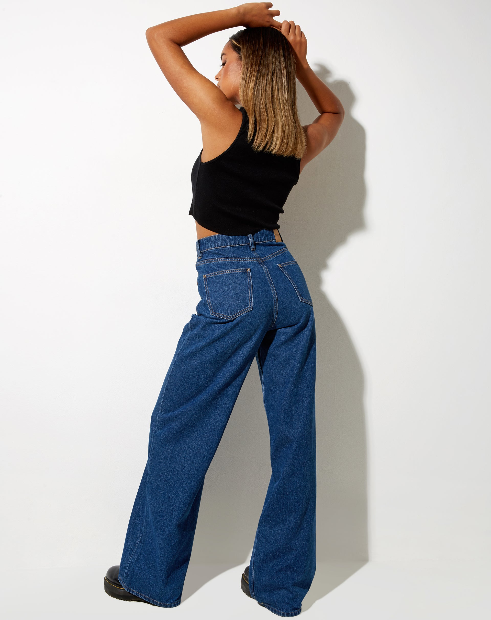 Immagine di Extra Wide Jean in Classic Blue