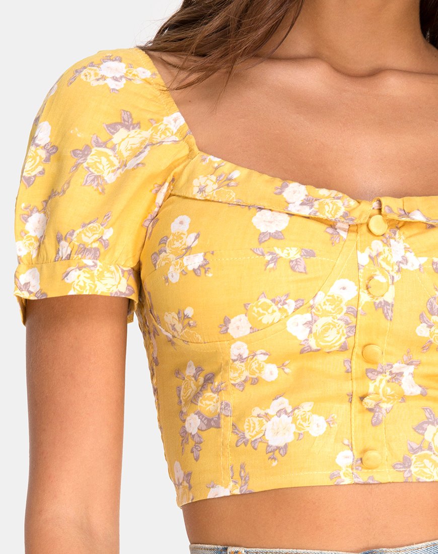 Immagine di Fahrani Top in Rose Bunch Yellow