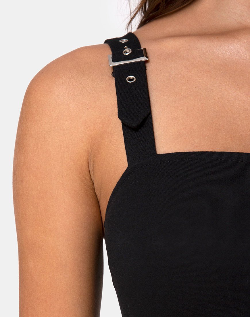 Immagine di Farlie Bodycon Buckle Dress in nero
