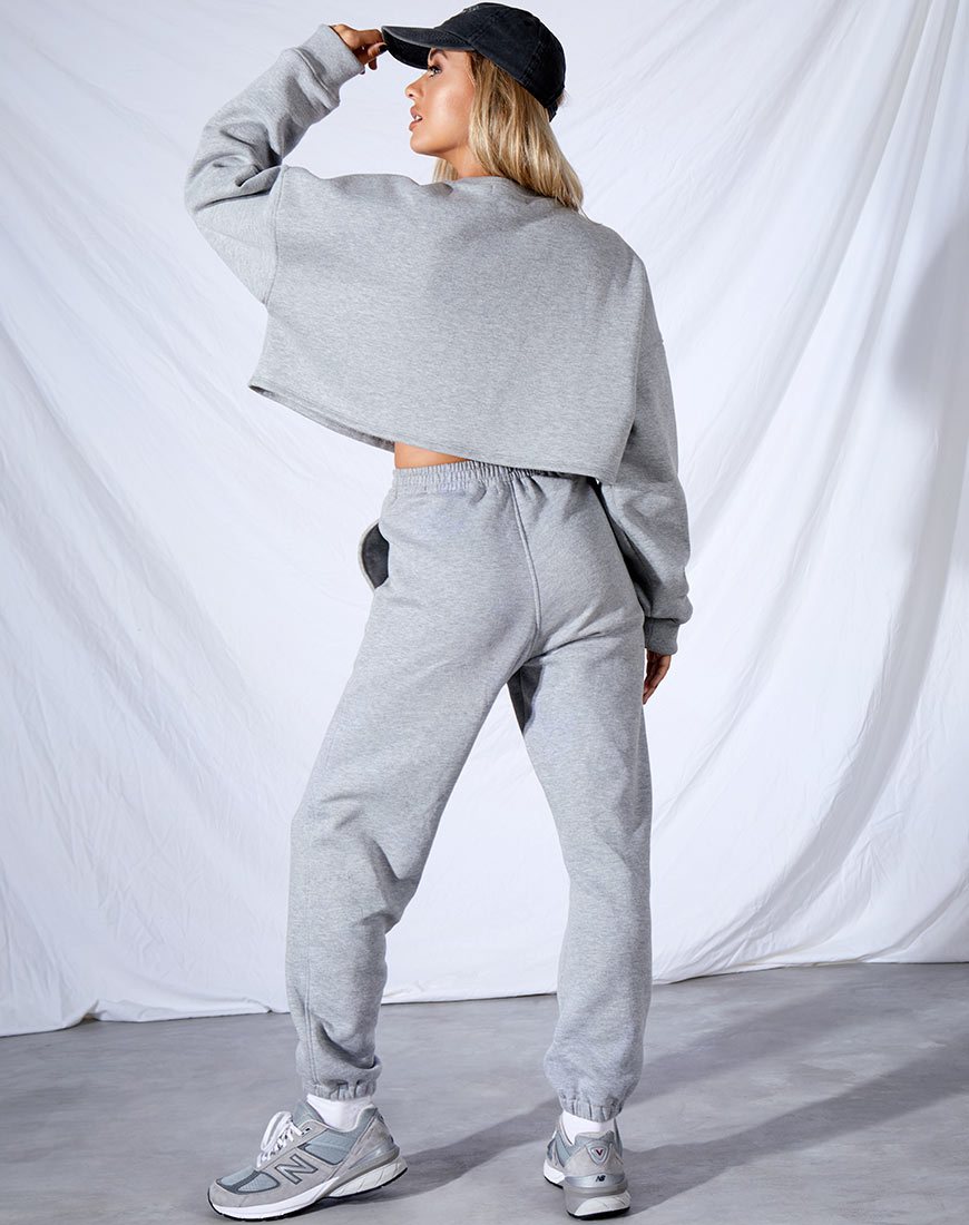 Immagine di Fawly Crop Top in marna grigia Saint Embro