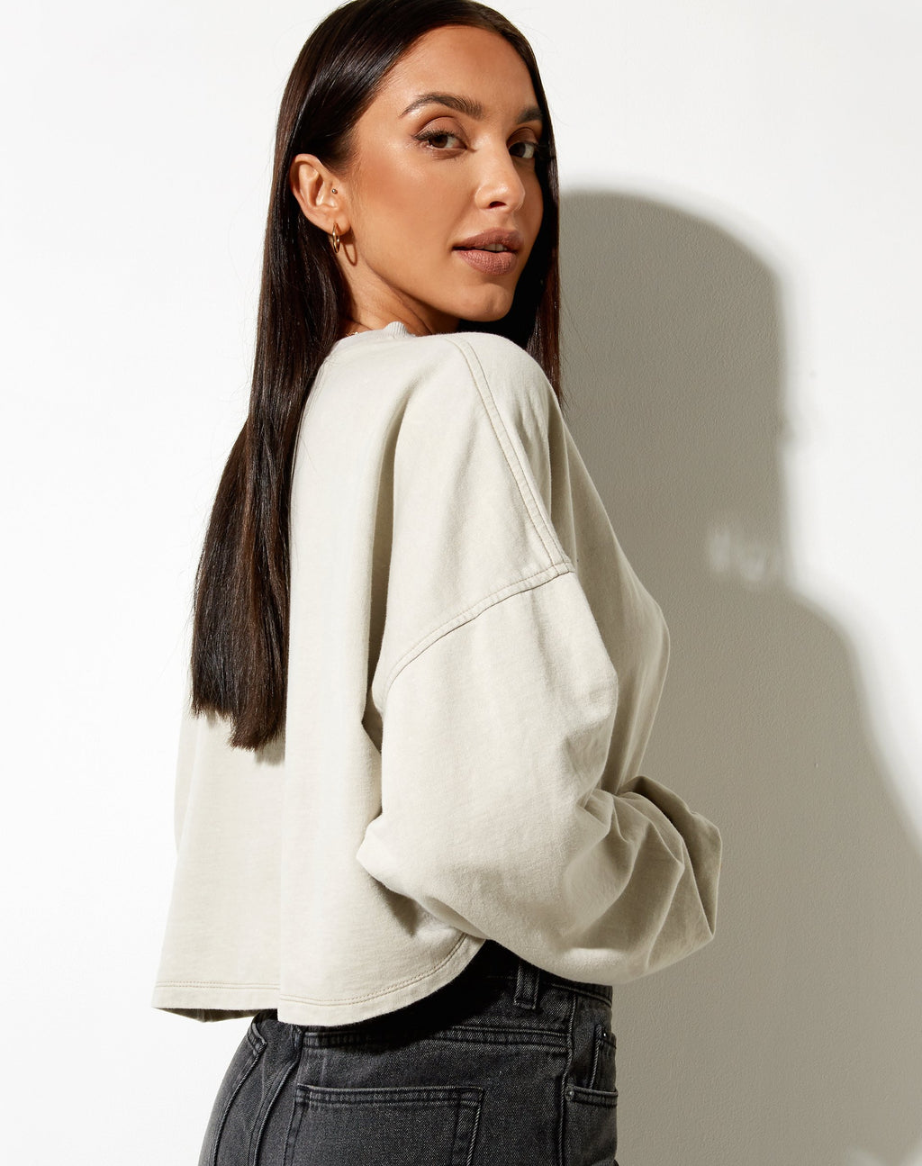 Crop top Fawly in latte di cocco Cherub Lamour Label Embro