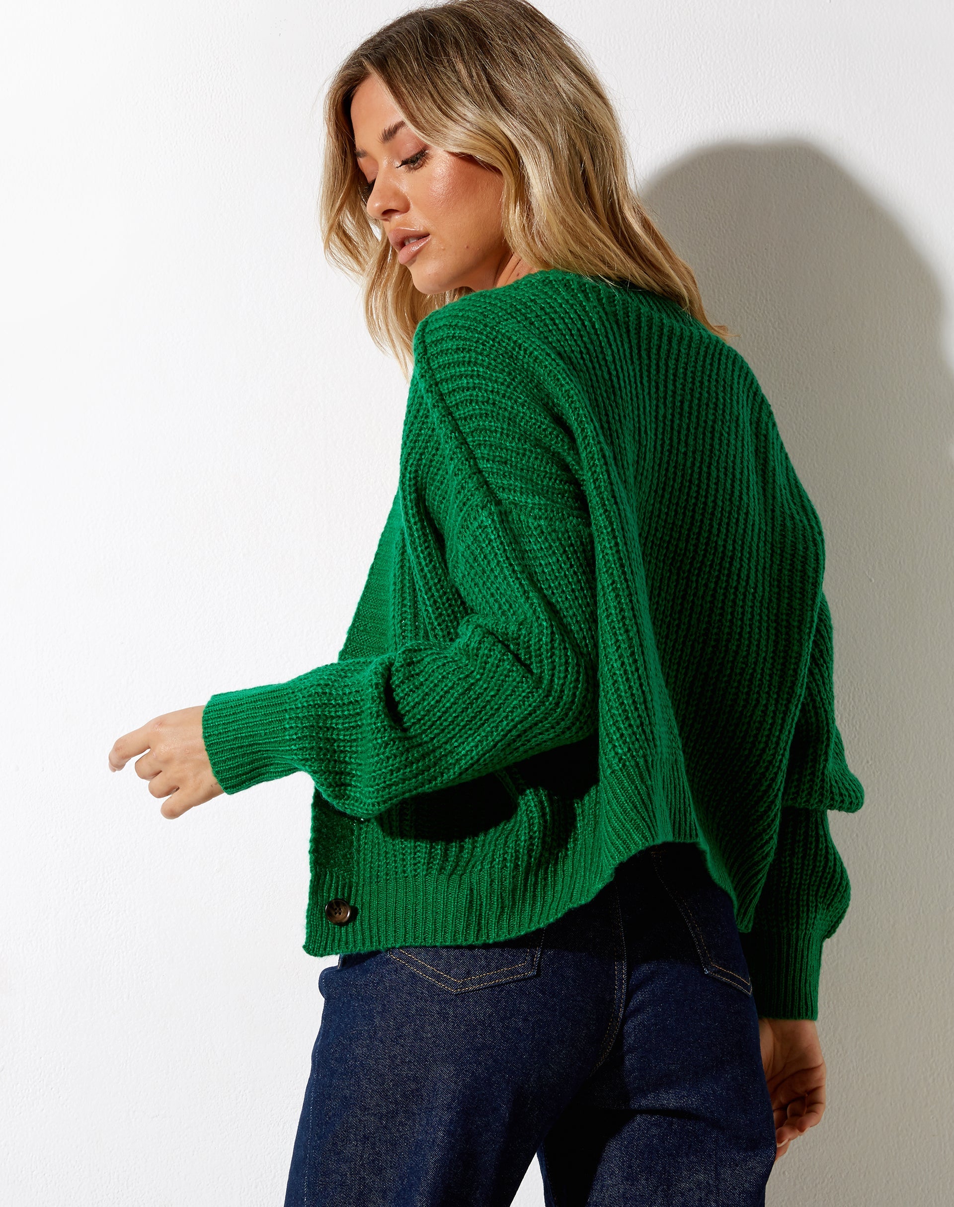 Immagine di Faya Cardi in maglia verde