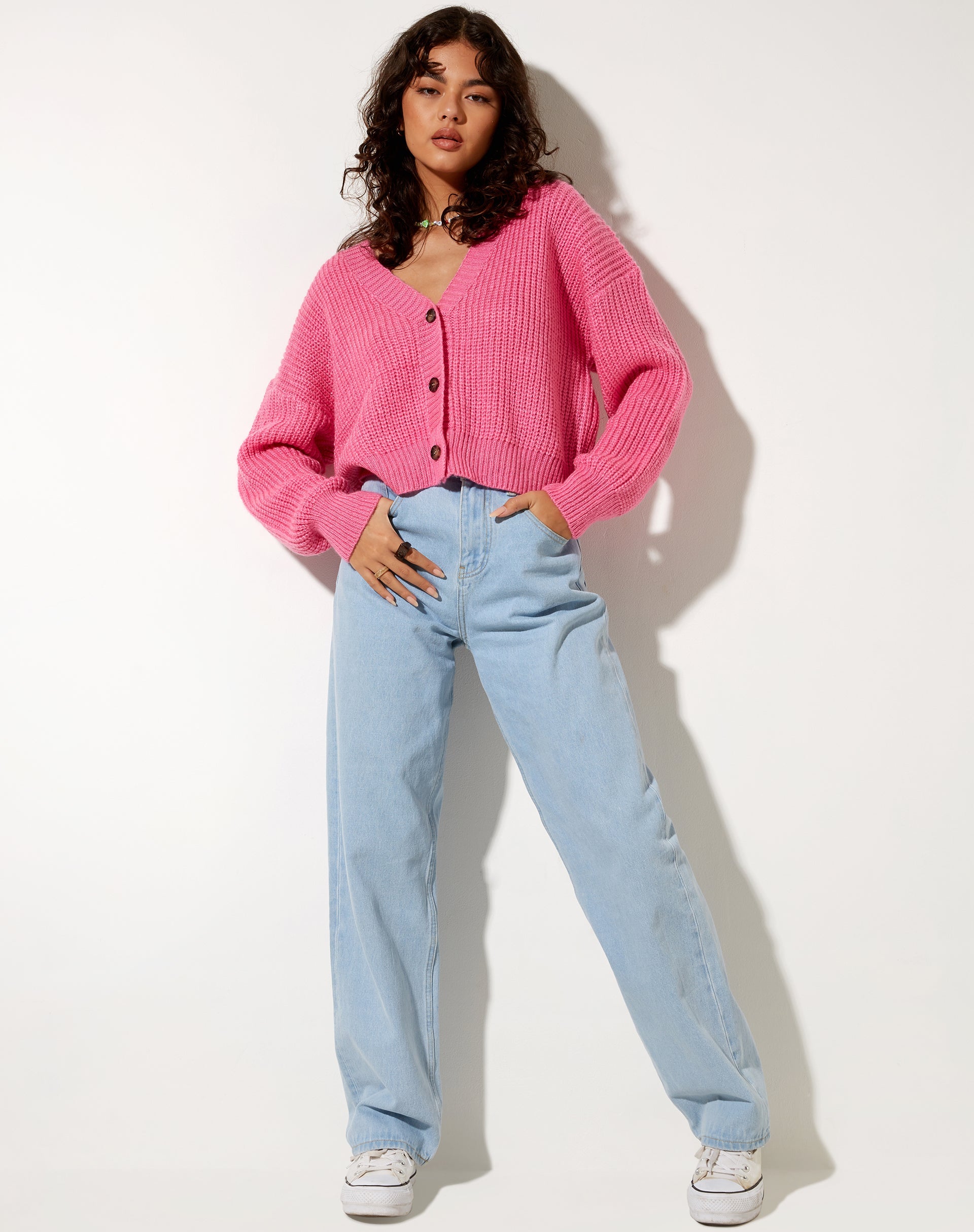 Immagine di Faya Cardigan in Bubblegum Pink
