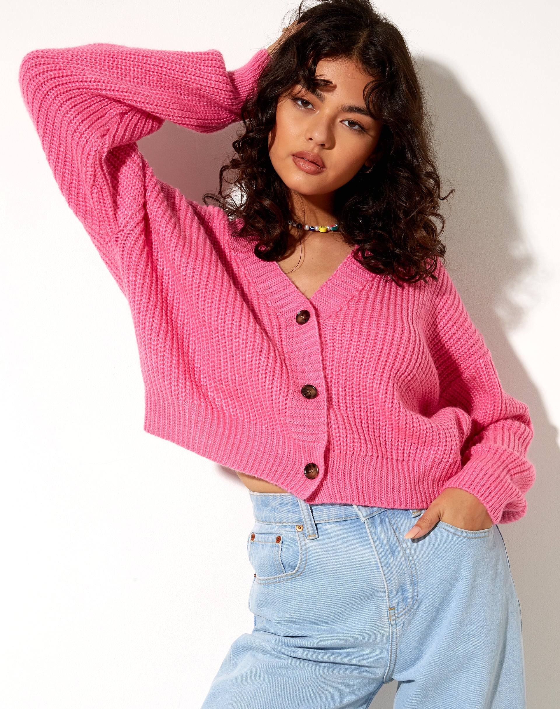 Immagine di Faya Cardigan in Bubblegum Pink