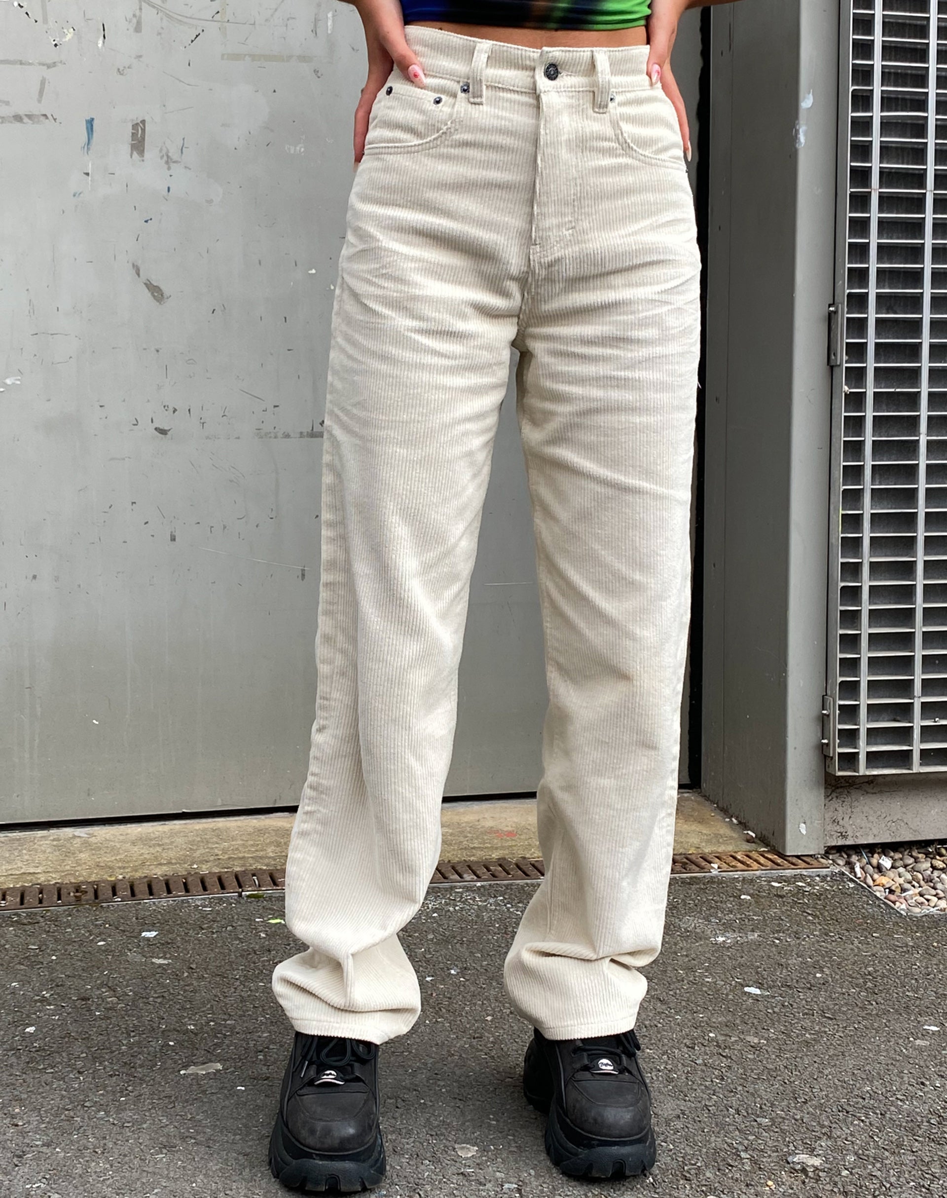 Immagine di MOTEL X OLIVIA NEILL Parallel Jeans in Corda Bianco Caldo
