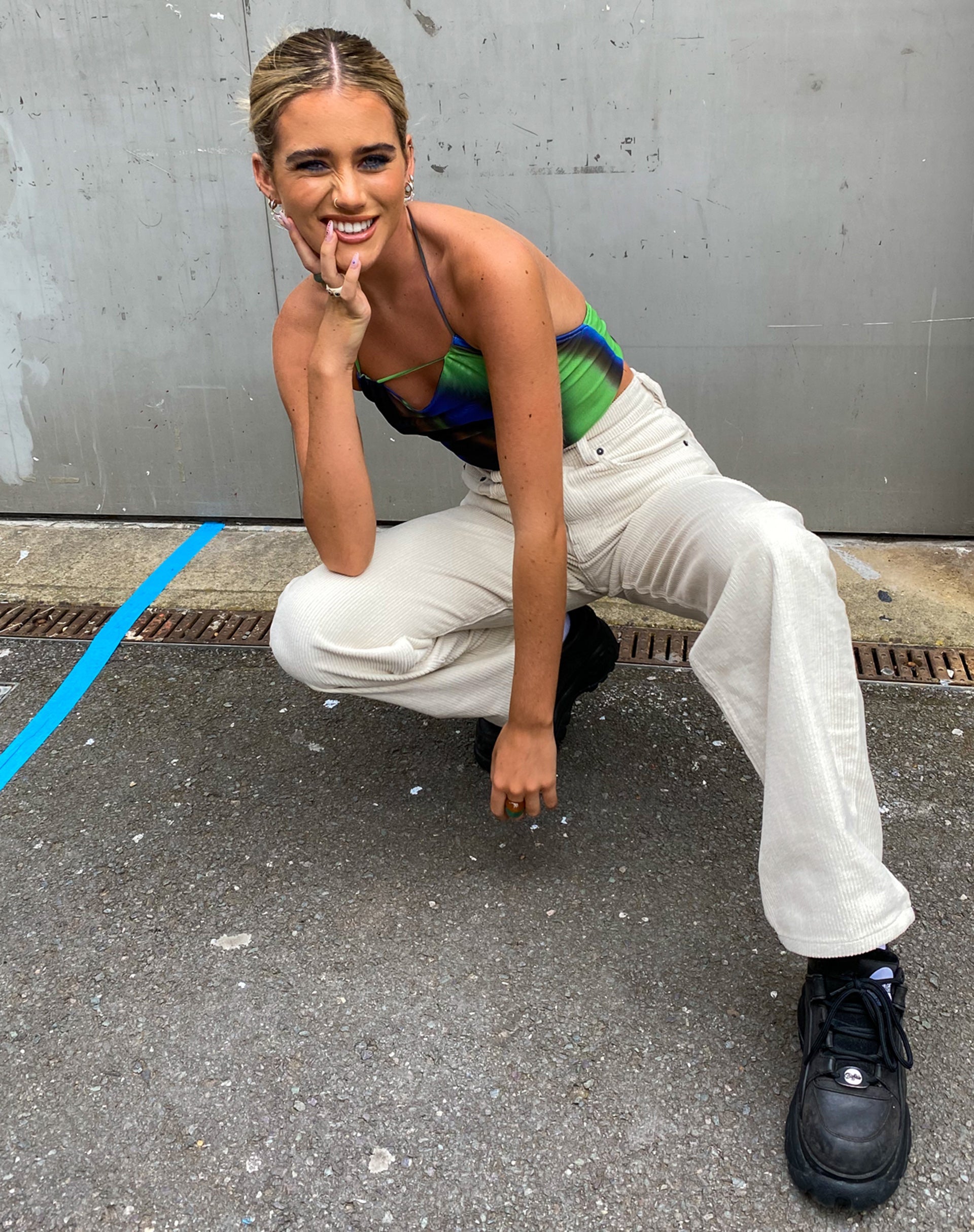 Immagine di MOTEL X OLIVIA NEILL Parallel Jeans in Corda Bianco Caldo