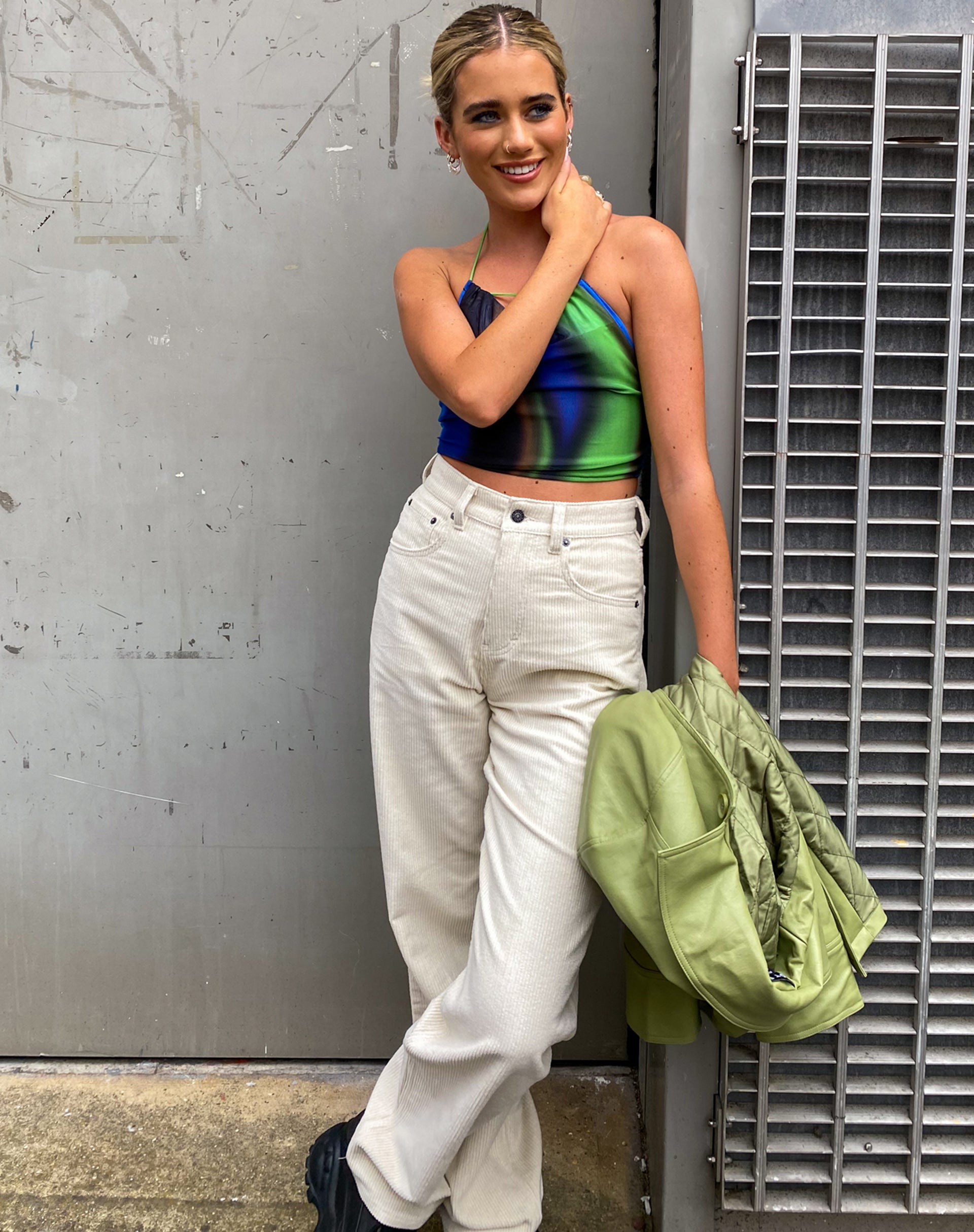 Immagine di MOTEL X OLIVIA NEILL Parallel Jeans in Corda Bianco Caldo