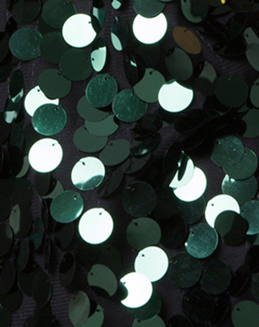 Immagine dell'abito Finn in disco di paillettes verde bosco