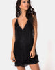 Immagine di Finn Slip Dress con frange nero