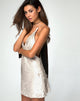 Immagine di Finn Slip Dress in Shell Sequin Nude