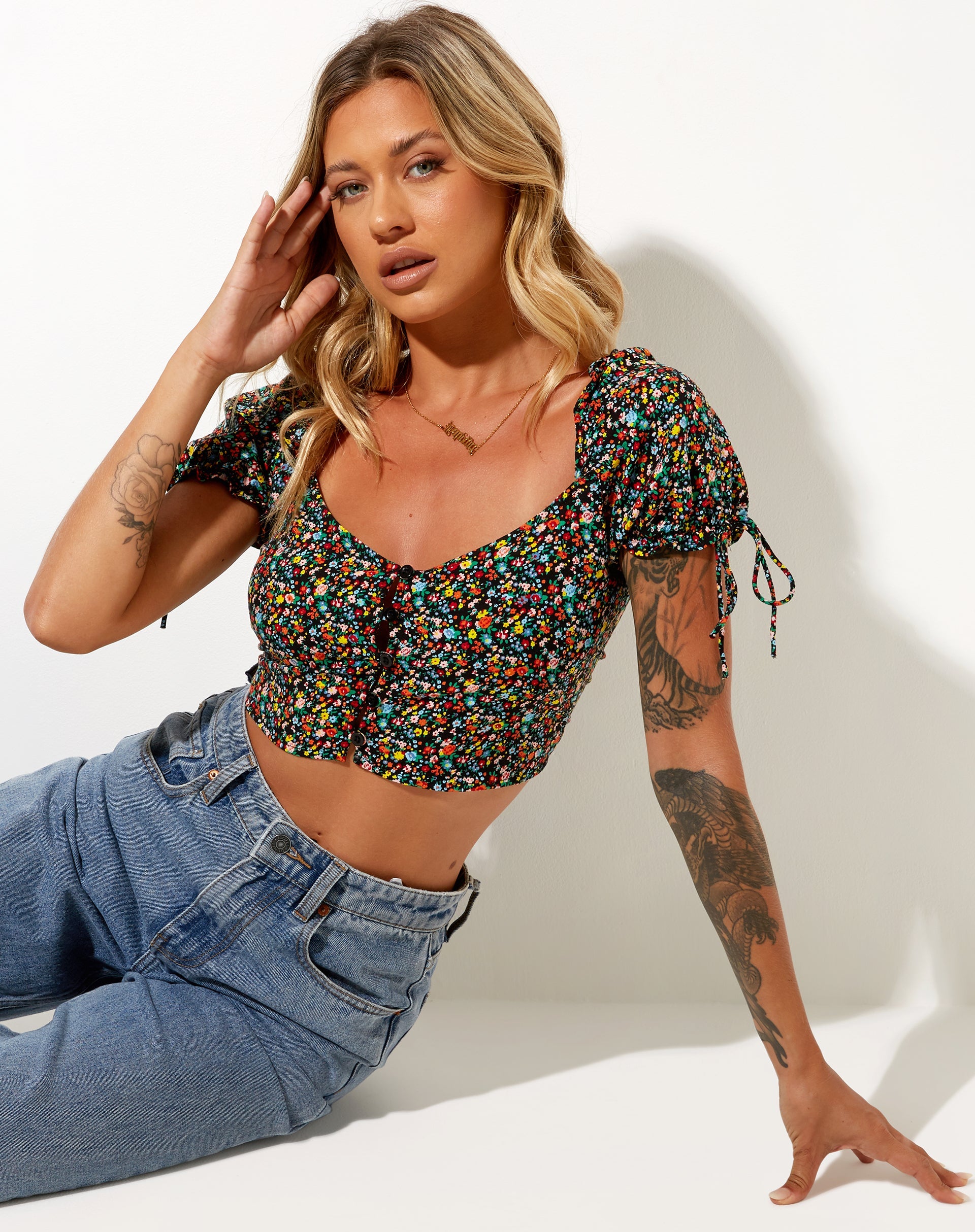 Immagine di Flaba Crop Top in Kenny Floral