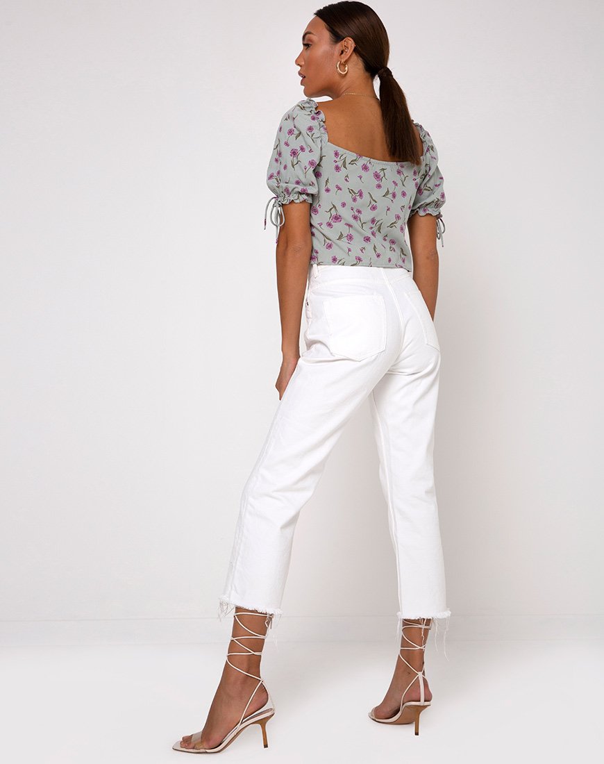 Immagine di Fleur Top in Little Petal Blu scuro