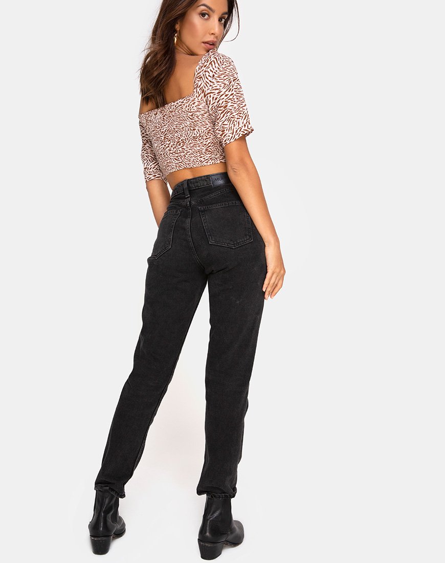 Immagine di Flory Crop Top in Safari Taupe