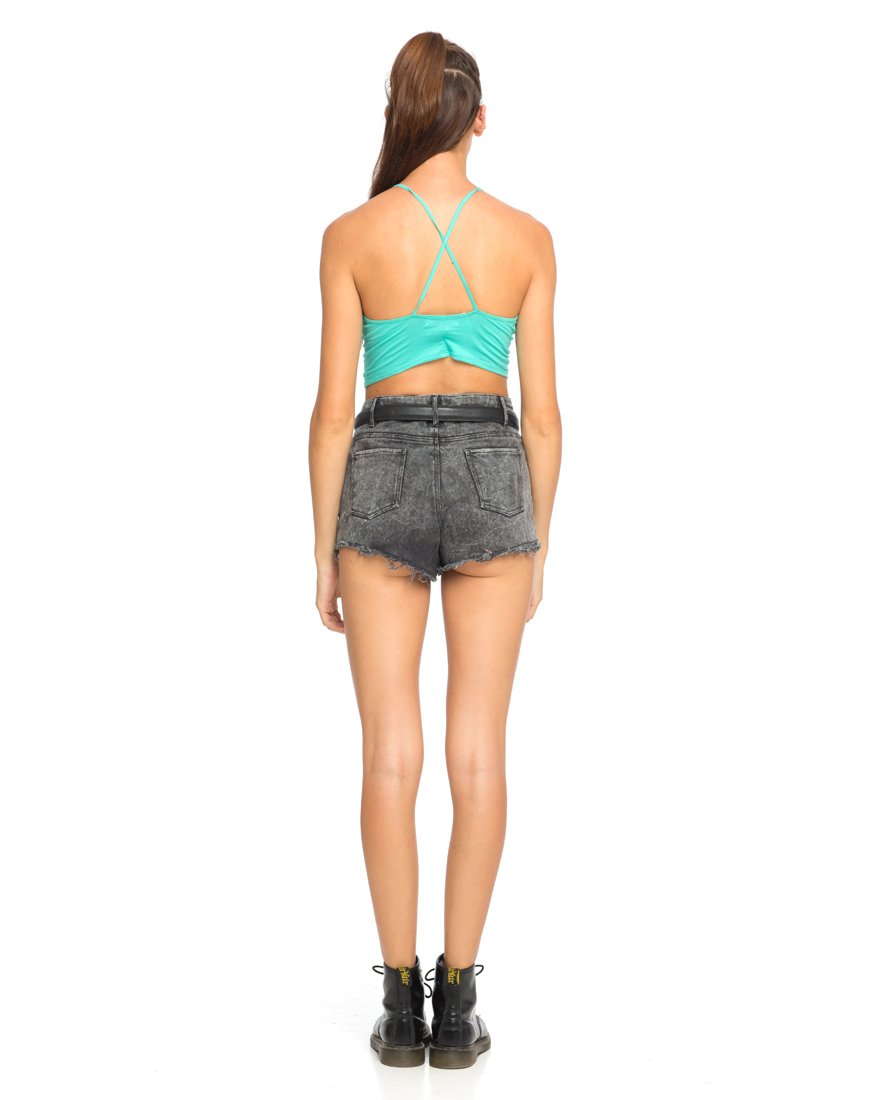 Immagine di Motel Folly Strappy Crop in Aquamarine