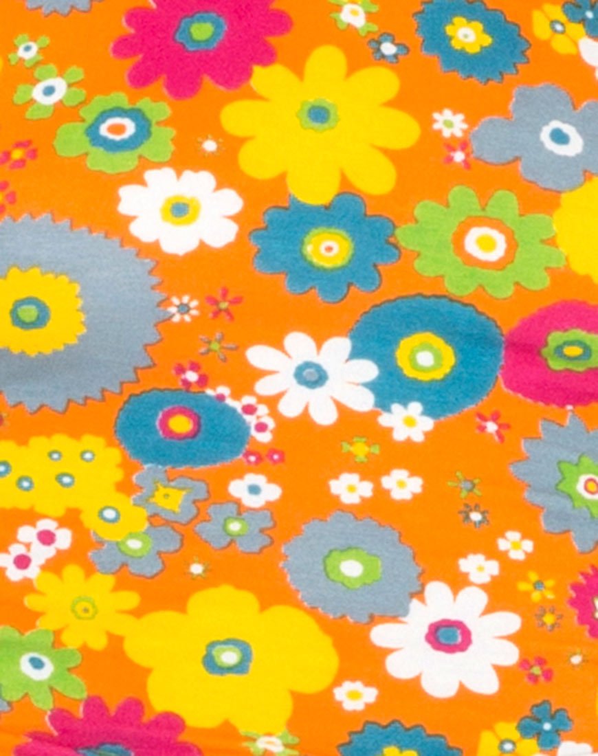 Immagine di Eclat Crop Top in Playtime Floral Orange