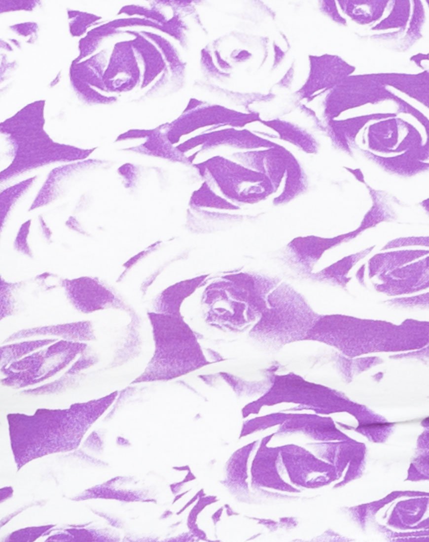 Immagine di Motel Folly Crop Top in Monorose Lilla