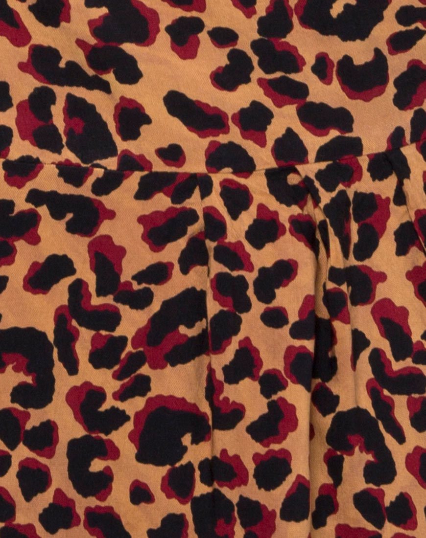 Immagine di Furia Wrap Dress in Jungle Leopard