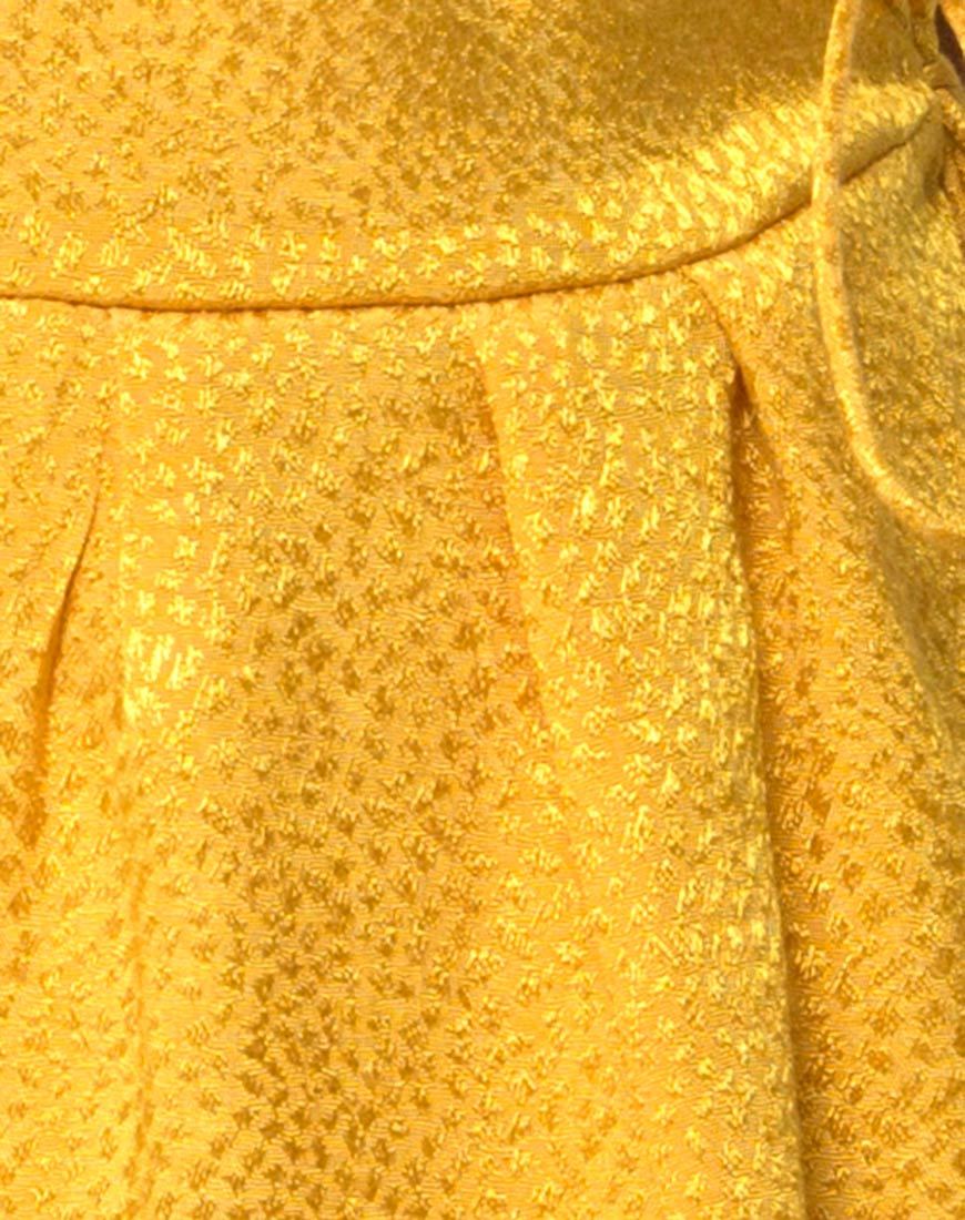 Immagine di Furia Slip Dress in raso senape