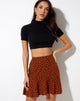 Immagine di Gaelle Mini Skirt in Dainty Daisy Bombay Brown