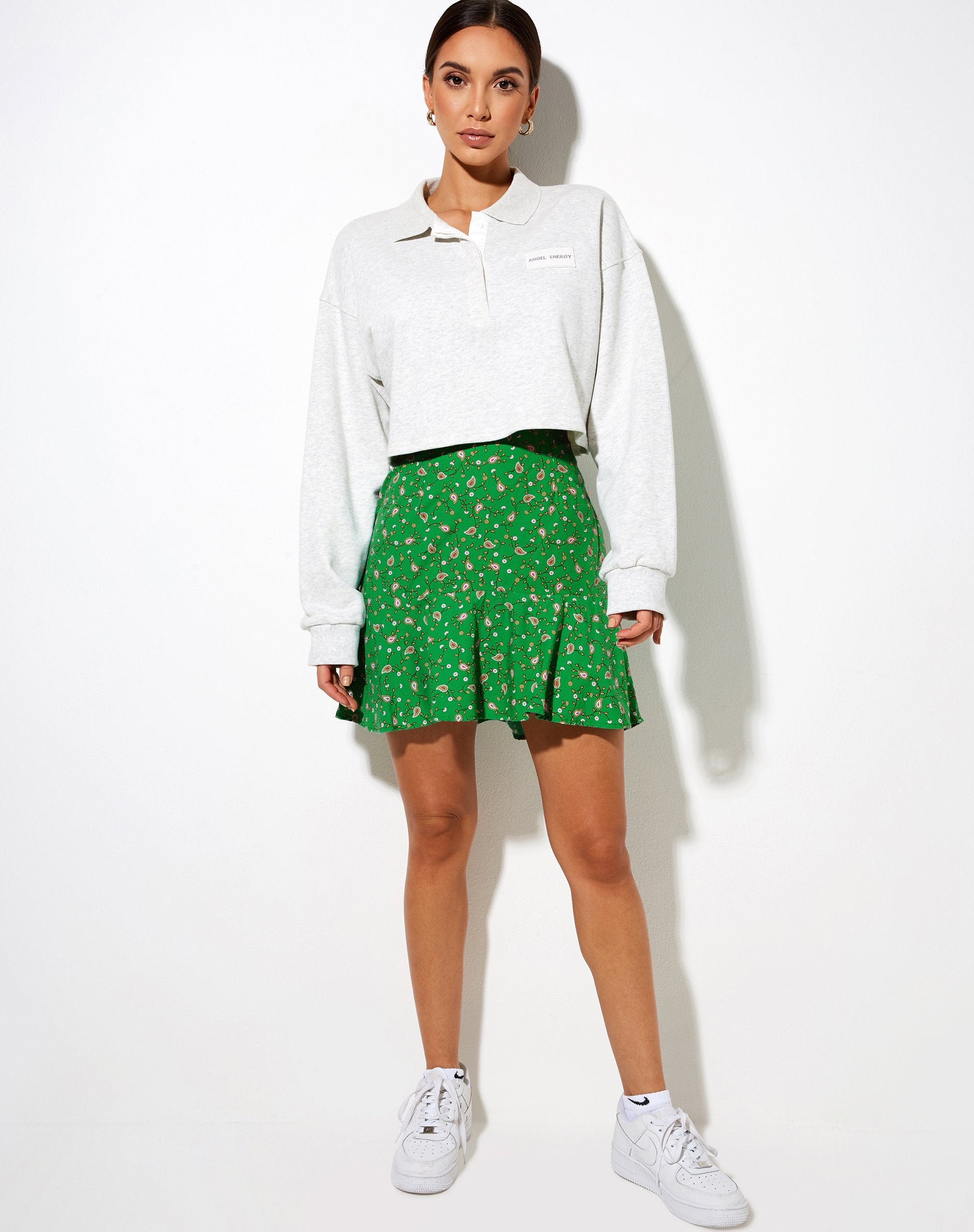 Immagine di Gaelle Mini Gonna in Paisley Fun Verde
