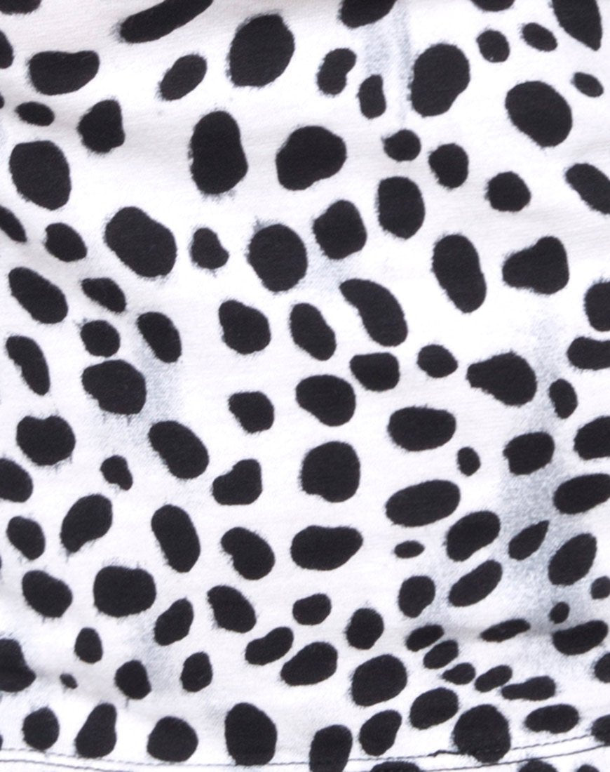 Immagine di Gaga Off The Shoulder Crop in Dalmata